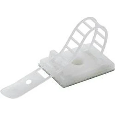 Afbeelding van TRU COMPONENTS WCT 64 Bevestigingssokkel Zelfklevend, Schroefbaar 1571912 Bundel Ø (bereik) 17 mm (max) Met bevestigingsbinder Natuur 25 stuk(s)