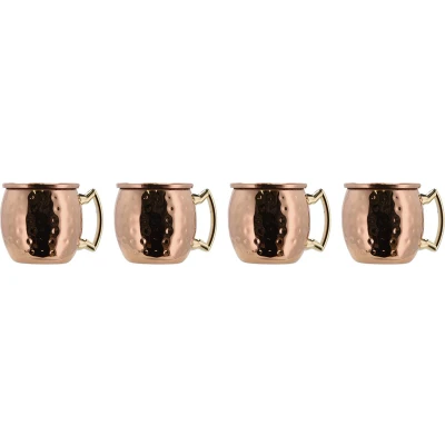 Afbeelding van Shotglas Lyngby Moscow 80 ml Copper (4 delig)