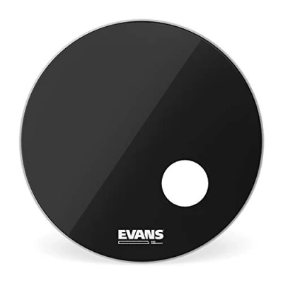 Afbeelding van Evans EQ3 zwart 24&quot;, BD24RB, bas Drum Reso Bass drumvel