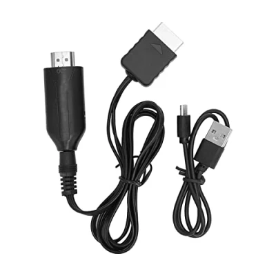 Afbeelding van PS2 Naar HDMI Adapter, Kabel PS Converter HD Link voor PS1 Plug en Play Adapter Compatibel met