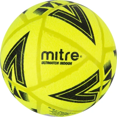 Afbeelding van Mitre Ultimatch Zaalvoetbal Geel/Zwart Maat 4