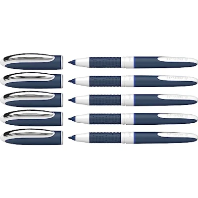 Afbeelding van Schneider One Change inktroller (schrijfkleur: blauw, lijndikte 0,6 mm, rechts en linkshandig) 5 stuks