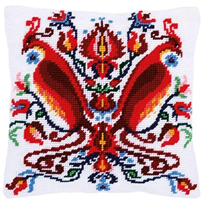 Afbeelding van Vervaco Felix, borduurplaatje voorgetekend gobelin kussen borduurverpakking, vooraangeduid, katoen, meerkleurig, 40 x 0,3 cm