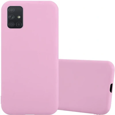 Afbeelding van Cadorabo Hoesje geschikt voor Samsung Galaxy A51 4G / M40s in CANDY ROZE Beschermhoes gemaakt van flexibel TPU silicone Case Cover