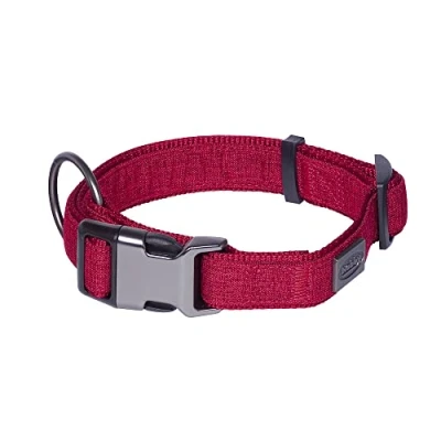 Afbeelding van Nobby Halsband &quot;Linen Deluxe&quot; bruin L: 45 65 cm, B: 32 mm
