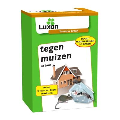 Afbeelding van Tomorin Graan Tegen Muizen 2 Stuks Muizengif Ongediertewinkel