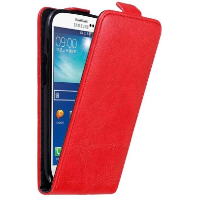 Afbeelding van Cadorabo Hoesje geschikt voor Samsung Galaxy S3 / NEO in APPEL ROOD Beschermhoes Flip Case Cover magnetische