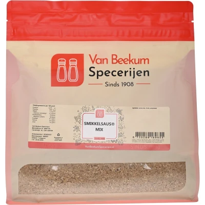 Afbeelding van Van Beekum Specerijen Smikkelsaus® Mix 1 kilo (hersluitbare stazak)