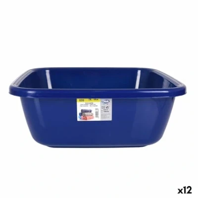 Afbeelding van Waskom Dem Eco Blauw 20 L Vierkant 44 x 17 cm (12 Stuks)