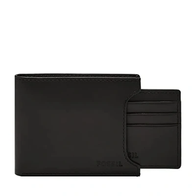 Afbeelding van Fossil Derrick Portemonnee, Heren, Maat: One Size, Black