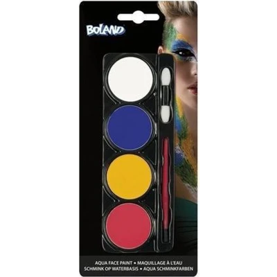 Afbeelding van Boland palet Clown Schmink Carnaval, Themafeest, Halloween, Kinderfeestje Circus