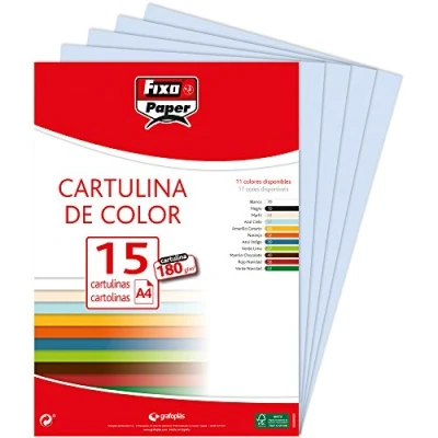 Afbeelding van Fixo Paper 1110637 karton, A4, 180 g/m², 15 stuks