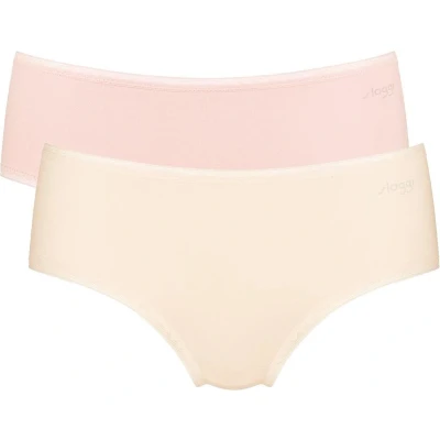 Afbeelding van Sloggi Dames Go 2 Pack Midi Brown Light Combination XS