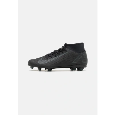 Afbeelding van Nike Performance Mercurial Superfly 10 CLUB FG/MG Voetbalschoenen met kunststof noppen, Maat: 36, Black/deep jungle Textiel/ synthetisch