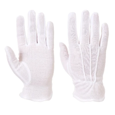 Afbeelding van Microdot Handschoen maat Large, White