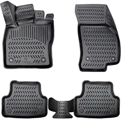 Afbeelding van Elmasline Design 3D rubberen matten set voor Ford Kuga III 2019 2024 extra hoge 5 cm rand