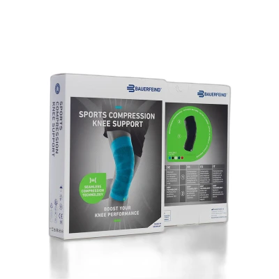 Afbeelding van Bauerfeind Sports Compression Knee Support, Wit, L 1 Stuk