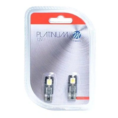 Afbeelding van M Tech Led W5W 12V Premium 4x diode Canbus Wit Set