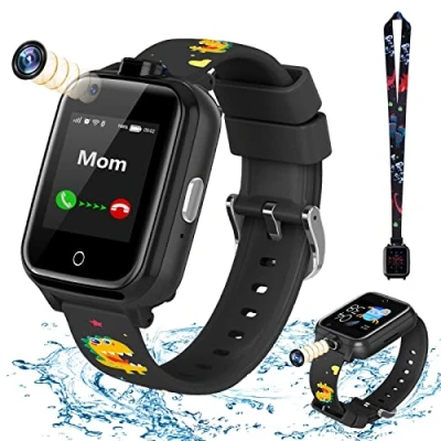 Afbeelding van Smart Watch voor Kinderen, LiveGo 4G Secure Dual Camera Watch, GPS tracker SOS Oproep Kinderen Studenten van 4 12 jaar Verjaardagscadeaus Schooldag