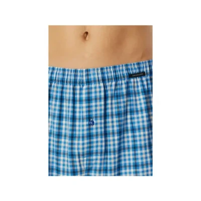 Afbeelding van Schiesser Heren 2 pack boxershorts katoen web multipack webboxer, Gesorteerd 10_182428, 4, 4
