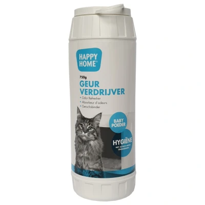 Afbeelding van Happy Home Geurverdrijver Baby Poeder Kattenbakreinigingsmiddelen 750 ml
