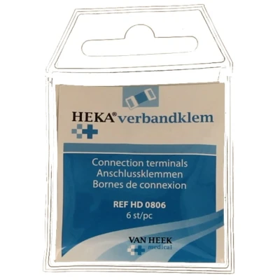 Afbeelding van Heka Verbandklemmen 6 stuks