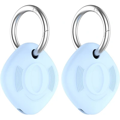 Afbeelding van Cazy Hoesje geschikt voor Samsung SmartTag Tag Blauw 2 stuks