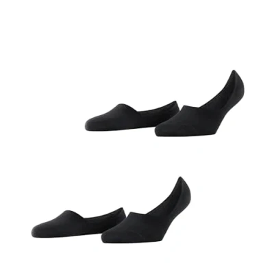 Afbeelding van Burlington Everyday 2PACK Hidden IN SHOE Enkelsokken, Dames, Maat: 39/40, Black