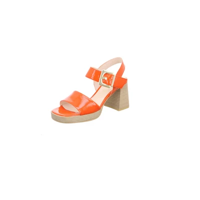 Afbeelding van Gabor Sandalen met hoge hak, Dames, Maat: 38.5, Orange Lak