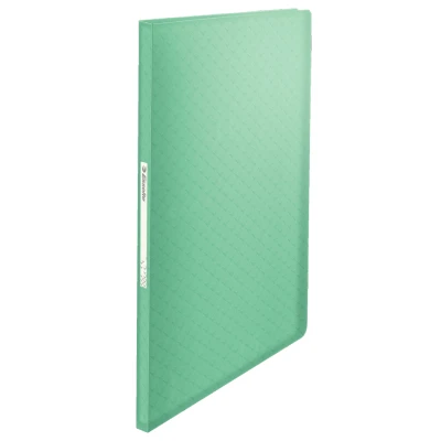 Afbeelding van EsselteColour&#039;Breeze A4 Showalbum met Reliëfpatroon Inclusief 40 Hoezen Capaciteit tot 80 Vellen Groen