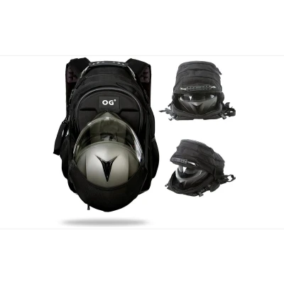 Afbeelding van Rugzak Waterdicht, Uitbreidbare 30 35L, Motorfiets Rugzak, Motorrijders Motorhelm Tas, Laptop, USB, Reflecterend, Grote Capaciteit