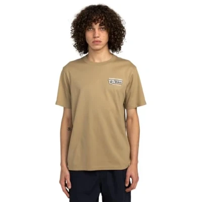 Afbeelding van Element Timber ICON SS Tshirt print, Heren, Maat: Large, Kha
