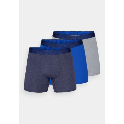 Afbeelding van Under Armour Underwear Boxers Performance Solid 3 PACK Onderbroeken, Heren, Maat: Medium, Midnight navy heather