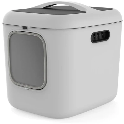 Afbeelding van MyPet BIALA kattenbak XL grijs kat