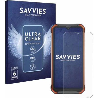 Afbeelding van Savvies Screenprotector voor Blackview BV7200 Folie Beschermfolie transparant (6 Stuks)