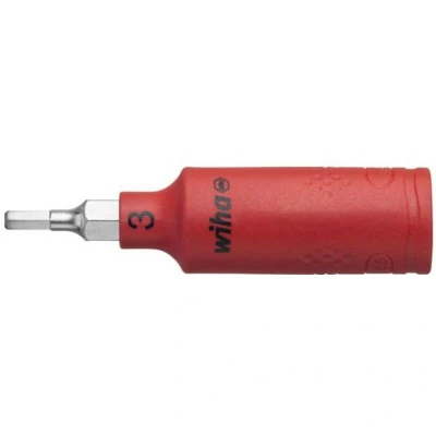 Afbeelding van Wiha 43109 Inbus Dopsleutelinzetstuk 3 mm 1/4 (6.3 mm)