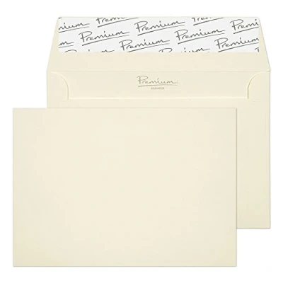Afbeelding van Blake Enveloppen Premium Business 71880 Briefumschläge Haftklebung Auster Wove C6 114 x 162 mm 120g/m² 500 Stück