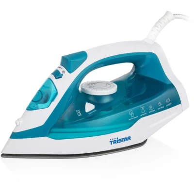 Afbeelding van Strijkijzer Tristar (2600W, 370 ml, Keramisch, Blauw)