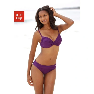 Afbeelding van Lascana Saphir SET Bikini, Dames, Maat: 36xC, Fuchsia