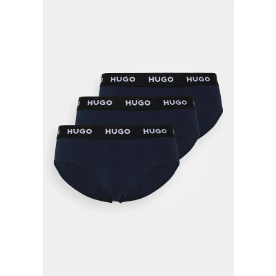 Afbeelding van HUGO Hipbrief 3 PACK Slip, Heren, Maat: Small, Navy