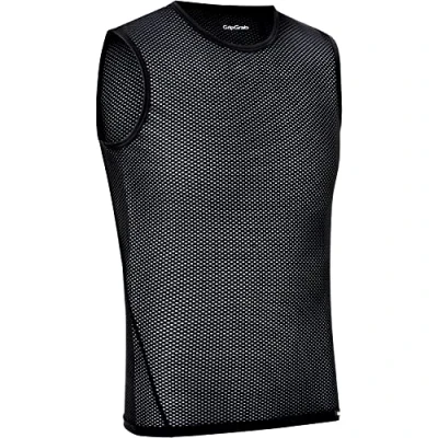 Afbeelding van GripGrab Ultralight Mesh Mouwloos Base Layer Zomer Fiets Ondershirt Polygiene Zweethemd Zwart Heren Maat XL