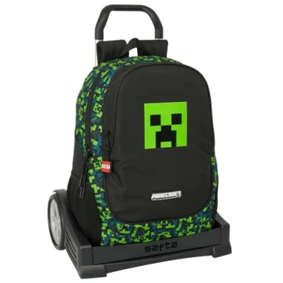 Afbeelding van Schoolrugzak met Wielen Minecraft Tnt Multicolour 32 x 44 16 cm