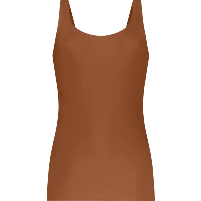 Afbeelding van ten Cate Secrets Singlet 2WAY Hemd, Dames, Maat: 38, Pecan