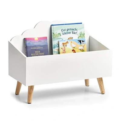 Afbeelding van Zeller, kinderopbergbox, &#039;Wolke&#039;, MDF, wit, ca. 58 x 28 45 cm, kindermeubel, kinderen, opbergdoos