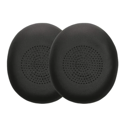 Afbeelding van kwmobile 2x oorkussens compatibel met Jabra Elite 45h Earpads voor koptelefoon Kunstleer en schuim in zwart