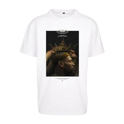 Afbeelding van Upscale by Mister Tee Akron Tshirt print, Heren, Maat: XS, White