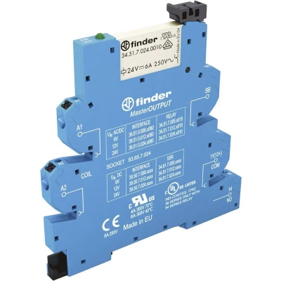 Afbeelding van Finder 39.51.8.230.0060 Koppelrelais 230 V/AC 6 A 1x NO 1 stuk(s)