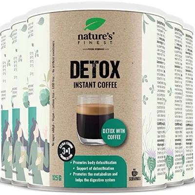 Afbeelding van Nature&#039;s Finest by Nutrisslim SL!M Coffee Miscela di bevande al caffè per migliorare la digestione, aiutare con perdita peso e più energia Vegano vegetariano