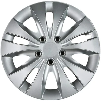 Afbeelding van Cartrend 70279 Storm Wieldoppenset met chromen moeren; 4 delig, 40,64 cm (16 inch) set van