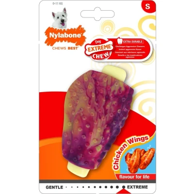 Afbeelding van Nylabone Extreme Chew Kipvleugel Hondenspeelgoed Kip 19x11.5x2.5 cm 116 g Small